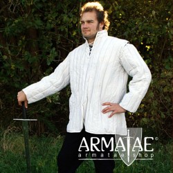 Gambeson Ärmel abnehmbar weiß
