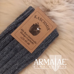 Kaschmirsocken Grau