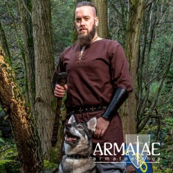 Armatae.shop Tunika Erwin Dunkelbraun ALC-8091d 2 von Leonardo Carbone