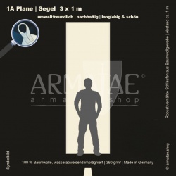 Plane 1X3M mit Schlaufen