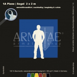 Plane 2X2M mit Schlaufen