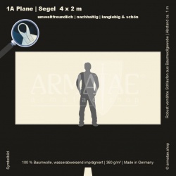 Plane 4X2M mit Schlaufen