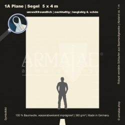 Plane 5X4M mit Schlaufen