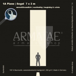 Plane 7X2M mit Schlaufen