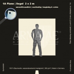 Plane 2X2M mit Ösen