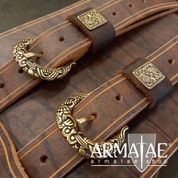 Armatae Exclusiv Wikinger Gürtel breit auf Maß in erstklassiger Qualität - Made in Austria 1
