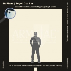 Plane 3X3M mit Ösen