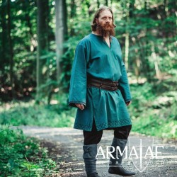 Armatae.shop Tunika Borr bestickt Grün ALC-8975g 2 von Leonardo Carbone