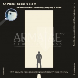 Plane 6X3M mit Ösen