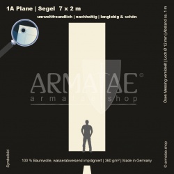 Plane 7X2M mit Ösen