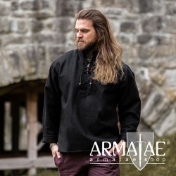Warmes Wollhemd Schwarz 2617s von Leonardo Carbone bei Armatae.shop Warmes Wollhemd Schwarz 2617s von Leonardo Carbone bei Armatae.shop