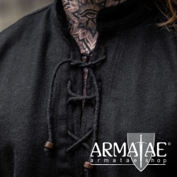 Warmes Wollhemd Schwarz 2617s von Leonardo Carbone bei Armatae.shop Warmes Wollhemd Schwarz 2617s von Leonardo Carbone bei Armatae.shop