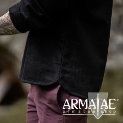 Warmes Wollhemd Schwarz 2617s von Leonardo Carbone bei Armatae.shop Warmes Wollhemd Schwarz 2617s von Leonardo Carbone bei Armatae.shop