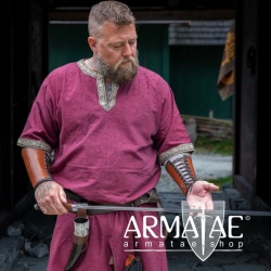 Armatae.shop Tunika Richard gebordet Rot ALC-8085r 1 von Leonardo Carbone