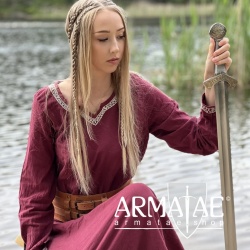 Wikinger Kleid Brigida Rot