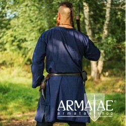 Armatae.shop Tunika Halvor Dunkelblau Blau ALC-2084b 1 von Leonardo Carbone