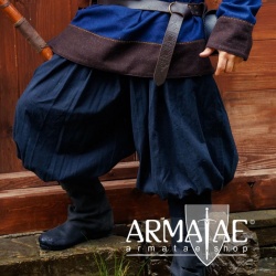 Wikinger Rushose Baumwolle "Norman" Schwarz auf https://armatae.shop