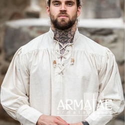 Piratenhemd Claude 2012w Weiß von Leonardo Carbone bei Armatae.shop Piratenhemd Claude 2012w Weiß von Leonardo Carbone bei Armatae.shop