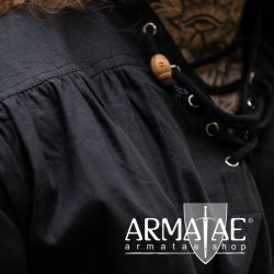 Piratenhemd Claude 2012s Schwarz von Leonardo Carbone bei Armatae.shop Piratenhemd Claude 2012s Schwarz von Leonardo Carbone bei Armatae.shop