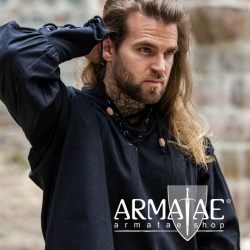 Piratenhemd Claude 2012s Schwarz von Leonardo Carbone bei Armatae.shop Piratenhemd Claude 2012s Schwarz von Leonardo Carbone bei Armatae.shop