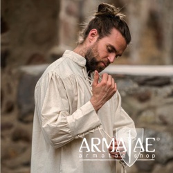 Piratenhemd Claude 2012n Natur von Leonardo Carbone bei Armatae.shop