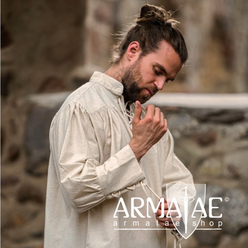 Piratenhemd Claude 2012n Natur von Leonardo Carbone bei Armatae.shop Piratenhemd Claude 2012n Natur von Leonardo Carbone bei Armatae.shop