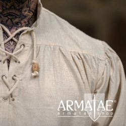 Piratenhemd Claude 2012n Natur von Leonardo Carbone bei Armatae.shop Piratenhemd Claude 2012n Natur von Leonardo Carbone bei Armatae.shop
