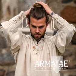 Piratenhemd Claude 2012n Natur von Leonardo Carbone bei Armatae.shop Piratenhemd Claude 2012n Natur von Leonardo Carbone bei Armatae.shop