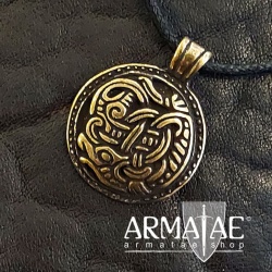 Greiftier Amulett silber-...