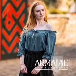 Leonardo Carbone Mittelalter Bluse VERA 2036bl bei Armatae.shop