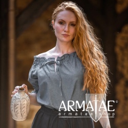 Leonardo Carbone Mittelalterbluse VERENA Taubenblau 2109hbl bei Armatae.shop Leonardo Carbone Mittelalterbluse VERENA Taubenblau 2109hbl bei Armatae.shop