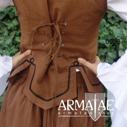 Leonardo Carbone Miederweste mit Stickerei Selma Tabakbraun 6026t bei Armatae.shop Leonardo Carbone Miederweste mit Stickerei Selma Tabakbraun 6026t bei Armatae.shop