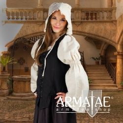 Leonardo Carbone Mittelalter Miederweste mit Stickerei SELMA Dunkelbraun 6026d bei Armatae.shop