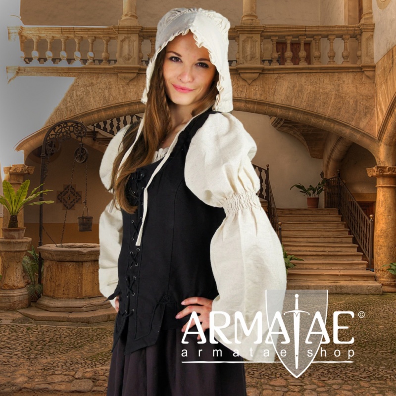 Leonardo Carbone Mittelalter Miederweste mit Stickerei SELMA Dunkelbraun 6026d bei Armatae.shop Leonardo Carbone Mittelalter Miederweste mit Stickerei SELMA Dunkelbraun 6026d bei Armatae.shop