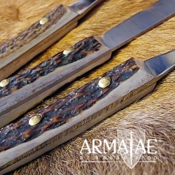Original HACK Austria  Besteckset 3-tlg. mit Hirschhorngriffen auf https://armatae.shop Original HACK Austria  Besteckset 3-tlg. mit Hirschhorngriffen auf https://armatae.shop