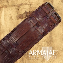 Breitgürtel Barbarengürtel Gürtel Leder Braun