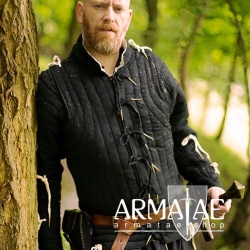 Imperial Gambeson Epic Black von Iron Fortress Made in Europe