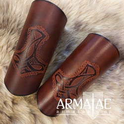 Lord of Battles Armschutz Mighty Mjölnir Braun 26089BR