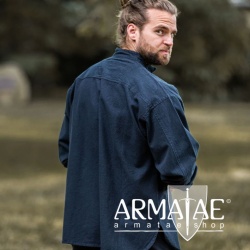 Leonardo Carbone bei Armatae.shop Mittelalter Hemd Ansbert Blau 2024bl Leonardo Carbone bei Armatae.shop Mittelalter Hemd Ansbert Blau 2024bl