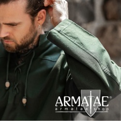 Leonardo Carbone Mittelalter Hemd Ansbert Gruen 2024g bei Armatae.shop Leonardo Carbone Mittelalter Hemd Ansbert Gruen 2024g bei Armatae.shop