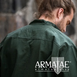 Leonardo Carbone Mittelalter Hemd Ansbert Gruen 2024g bei Armatae.shop Leonardo Carbone Mittelalter Hemd Ansbert Gruen 2024g bei Armatae.shop