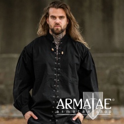 Mittelalter Schnuerhemd Dagwin Schwarz 2052s von Leonardo Carbone bei Armatae.shop Mittelalter Schnuerhemd Dagwin Schwarz 2052s von Leonardo Carbone bei Armatae.shop