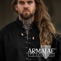 Mittelalter Schnuerhemd Dagwin Schwarz 2052s von Leonardo Carbone bei Armatae.shop Mittelalter Schnuerhemd Dagwin Schwarz 2052s von Leonardo Carbone bei Armatae.shop