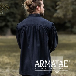 Piratenhemd James Schwarz 2093s von Leonardo Carbone bei Armatae.shop Piratenhemd James Schwarz 2093s von Leonardo Carbone bei Armatae.shop