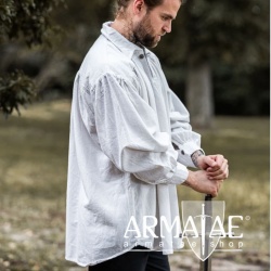 Piratenhemd James Weiß 2093w von Leonardo Carbone bei Armatae.shop
