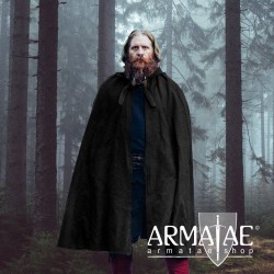 Umhang mit Kapuze Frantz, Baumwolle in verschiedenen Farben auf https://armatae.shop