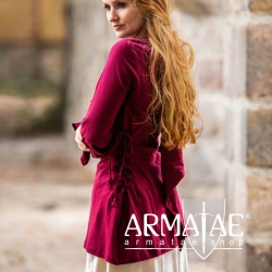 Geschnürtes Oberteil Rot LEA von Leonardo Carbone bei Armatae.shop Geschnürtes Oberteil Rot LEA von Leonardo Carbone bei Armatae.shop