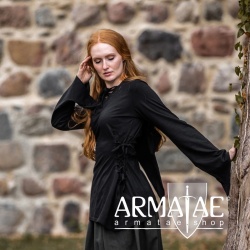 Oberteil Prinzessin Lea 1154s mit Kapuze Schwarz bei Armatae.shop Oberteil Prinzessin Lea 1154s mit Kapuze Schwarz bei Armatae.shop