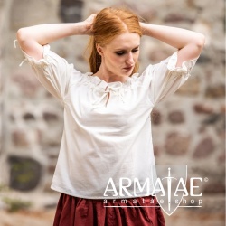 Leonardo Carbone Mittelalter Bluse VERA Farbe Natur 2036n bei Armatae.shop Leonardo Carbone Mittelalter Bluse VERA Farbe Natur 2036n bei Armatae.shop