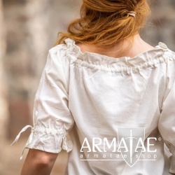 Leonardo Carbone Mittelalter Bluse VERA Farbe Natur 2036n bei Armatae.shop Leonardo Carbone Mittelalter Bluse VERA Farbe Natur 2036n bei Armatae.shop